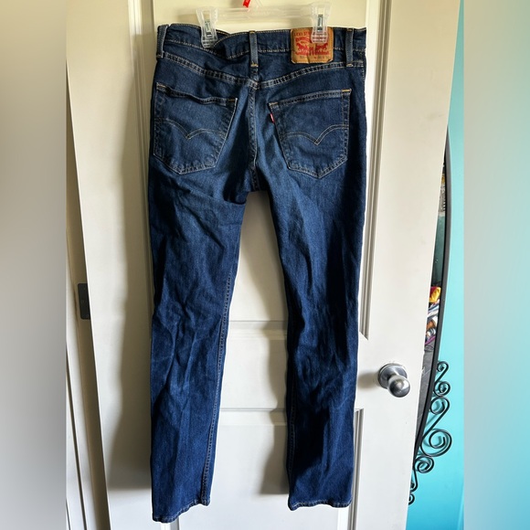 women’s levi’s 511 distressed blue skinny jeans - Picture 2 of 3